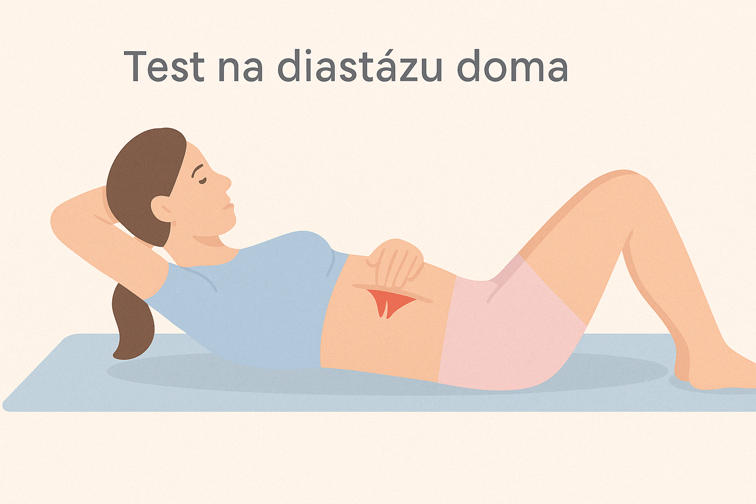 Diastáza u žen i u můžu tesz